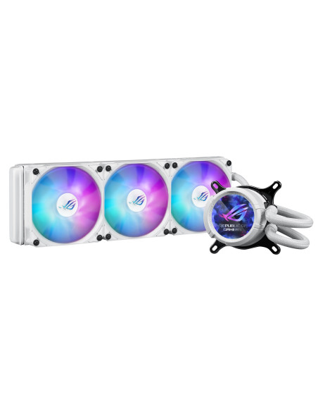 Asus Rog Strix Lc Iii 360 Argb White Edition Procesor Chłodnica Cieczy All-In-One 12 Cm Biały
