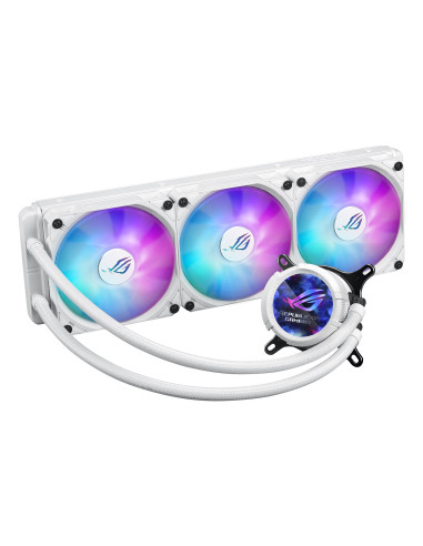 Asus Rog Strix Lc Iii 360 Argb White Edition Procesor Chłodnica Cieczy All-In-One 12 Cm Biały