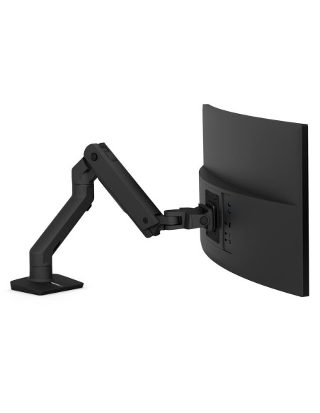 Ergotron Hx Desk Monitor Arm Mbk/42In 9-19Kg Tilt 75 Mis-D 10Y W