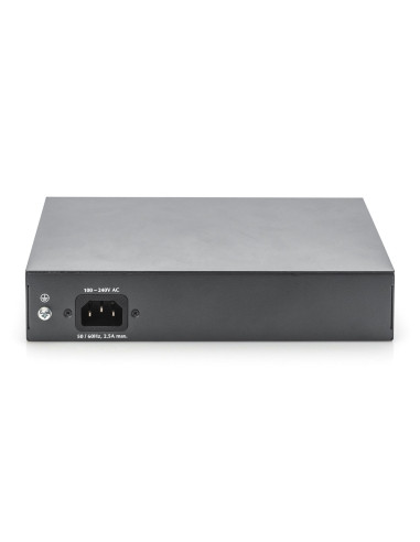 Digitus Przełącznik Sieciowy Niezarządzalny Desktop 8X Rj45 Gb/S (W Tym 6Xpoe)+ 2X Sfp, Poe++ Max Budżet 180W