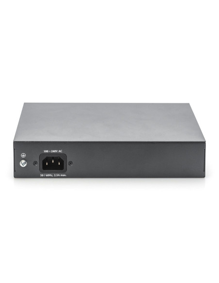 Digitus Przełącznik Sieciowy Niezarządzalny Desktop 8X Rj45 Gb/S (W Tym 6Xpoe)+ 2X Sfp, Poe++ Max Budżet 180W
