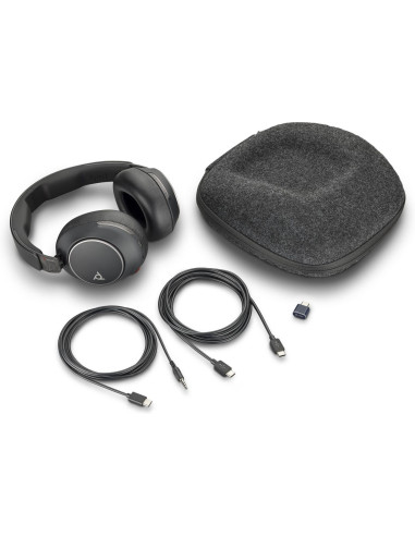 Poly Zestaw Słuchawkowy Voyager Surround 80 Uc Usb-C + Przejściówka Usb-C/A