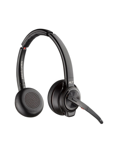 Poly Savi 8220-M Office Stereo Dect 1880-1900 Mhz Headset Emea - Intl English Loc  Euro Plug