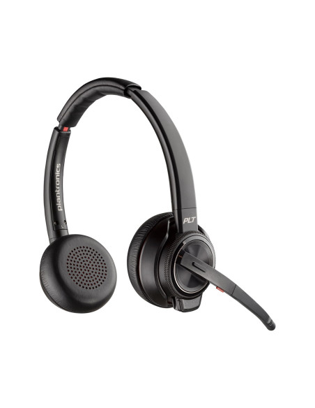 Poly Savi 8220-M Office Stereo Dect 1880-1900 Mhz Headset Emea - Intl English Loc  Euro Plug