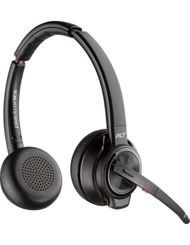 Poly Savi 8220-M Office Stereo Dect 1880-1900 Mhz Headset Emea - Intl English Loc  Euro Plug