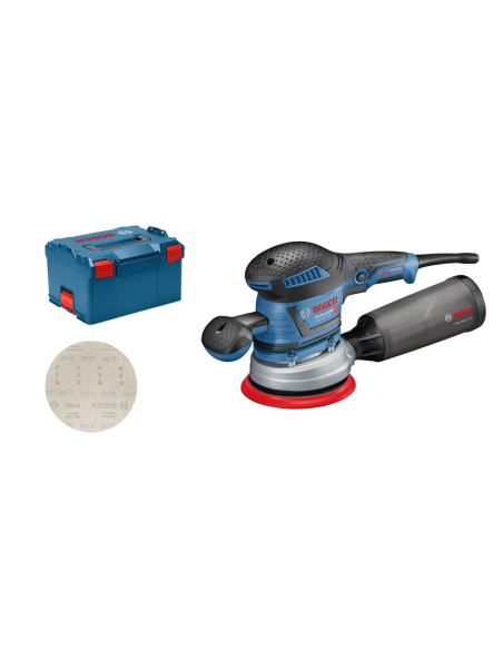 Bosch Gex 40-150 Professional Szlifierka Tarczowa 12000 Rpm 24000 Opm Czarny, Niebieski, Szary, Czerwony 400 W