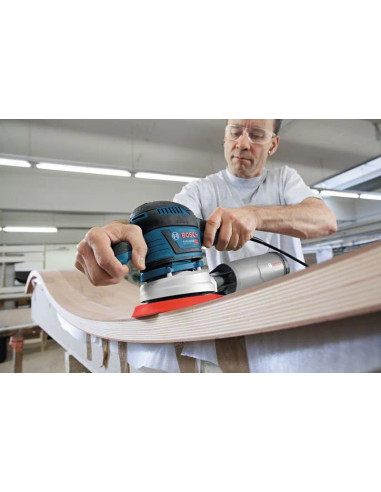 Bosch Gex 40-150 Professional Szlifierka Tarczowa 12000 Rpm 24000 Opm Czarny, Niebieski, Szary, Czerwony 400 W