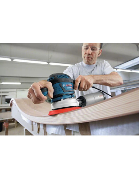 Bosch Gex 40-150 Professional Szlifierka Tarczowa 12000 Rpm 24000 Opm Czarny, Niebieski, Szary, Czerwony 400 W