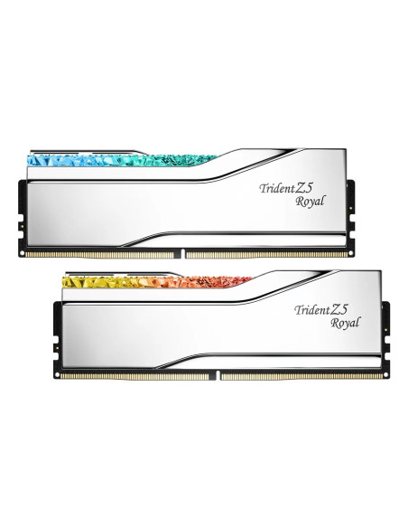 G.skill Trident Z5 Royal Rgb Ddr5 2X16Gb 6400Mhz Cl32 Xmp3 Silver F5-6400J3239G16Gx2-Tr5S