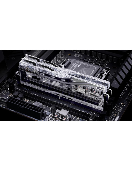 G.skill Trident Z5 Royal Rgb Ddr5 2X16Gb 6400Mhz Cl32 Xmp3 Silver F5-6400J3239G16Gx2-Tr5S
