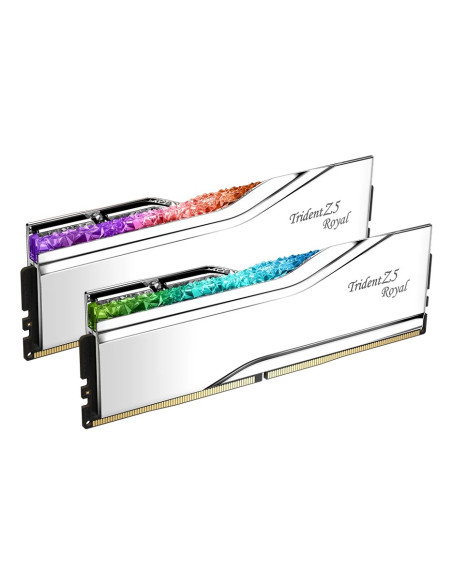 G.skill Trident Z5 Royal Rgb Ddr5 2X16Gb 6400Mhz Cl32 Xmp3 Silver F5-6400J3239G16Gx2-Tr5S