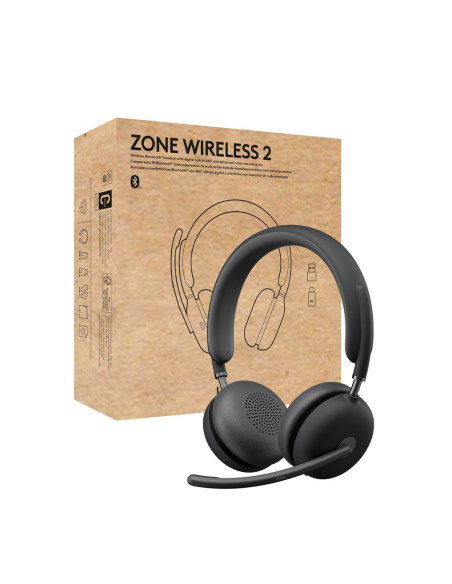 Słuchawki Bezprzewodowe Zone Wireless 2 Uc/Graphite Uc - 2.4Ghz/Bt Emea-914