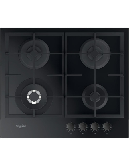 Whirlpool Aktl 629/Nb1 Płyta Kuchenna Czarny Wbudowany 59 Cm Gaz 4 Stref(Y)