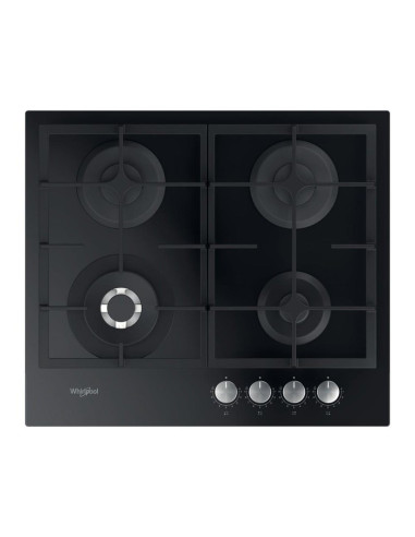 Whirlpool Aktl 629/Nb1 Płyta Kuchenna Czarny Wbudowany 59 Cm Gaz 4 Stref(Y)