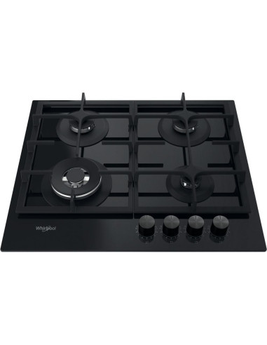 Whirlpool Aktl 629/Nb1 Płyta Kuchenna Czarny Wbudowany 59 Cm Gaz 4 Stref(Y)