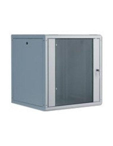 Szafa Sieciowa Wisząca Unique 19" 12U Rack 600X600, Drzwi Szyba, Szary, Niedzielona, Złożona, 100Kg