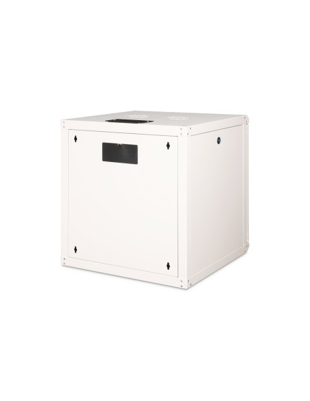 Szafa Sieciowa Wisząca Unique 19" 12U Rack 600X600, Drzwi Szyba, Szary, Niedzielona, Złożona, 100Kg