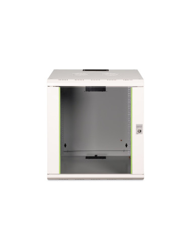 Szafa Sieciowa Wisząca Unique 19" 12U Rack 600X600, Drzwi Szyba, Szary, Niedzielona, Złożona, 100Kg