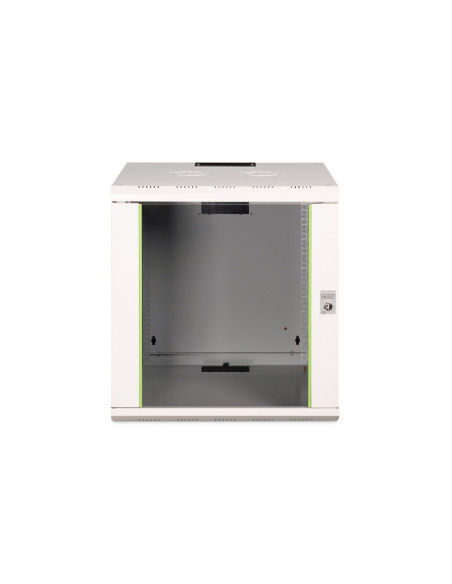 Szafa Sieciowa Wisząca Unique 19" 12U Rack 600X600, Drzwi Szyba, Szary, Niedzielona, Złożona, 100Kg