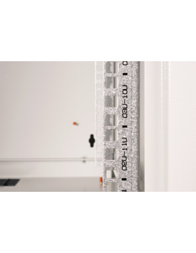 Szafa Sieciowa Wisząca Unique 19" 12U Rack 600X600, Drzwi Szyba, Szary, Niedzielona, Złożona, 100Kg