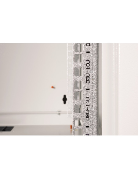 Szafa Sieciowa Wisząca Unique 19" 12U Rack 600X600, Drzwi Szyba, Szary, Niedzielona, Złożona, 100Kg