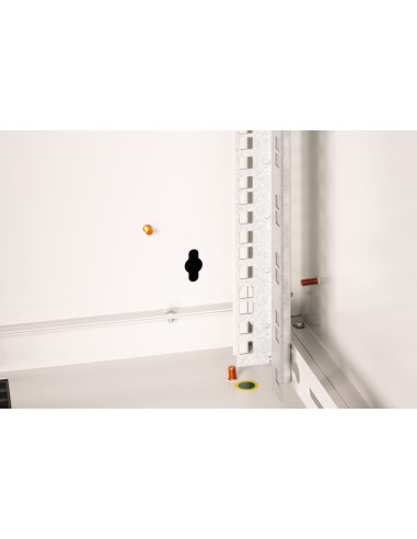 Szafa Sieciowa Wisząca Unique 19" 12U Rack 600X600, Drzwi Szyba, Szary, Niedzielona, Złożona, 100Kg