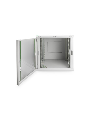 Digitus Szafa Sieciowa Wisząca Dynamic 19" 12U Rack 600X600, Drzwi Szyba, Szary, Niedzielona, Złożona, 60Kg