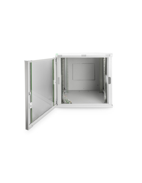 Digitus Szafa Sieciowa Wisząca Dynamic 19" 12U Rack 600X600, Drzwi Szyba, Szary, Niedzielona, Złożona, 60Kg