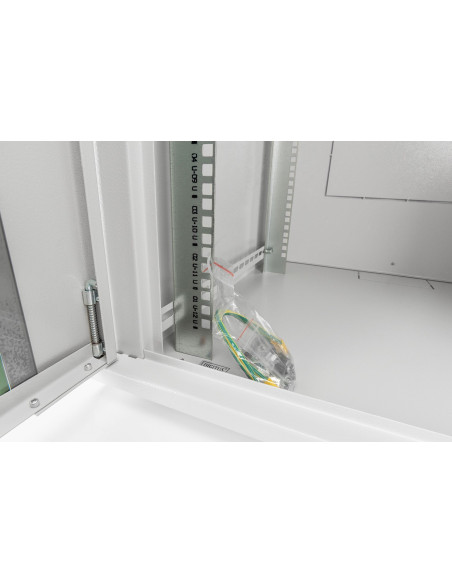 Digitus Szafa Sieciowa Wisząca Dynamic 19" 12U Rack 600X600, Drzwi Szyba, Szary, Niedzielona, Złożona, 60Kg