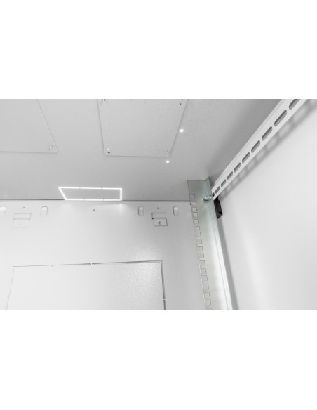 Digitus Szafa Sieciowa Wisząca Dynamic 19" 12U Rack 600X600, Drzwi Szyba, Szary, Niedzielona, Złożona, 60Kg