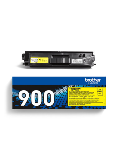 Kaseta Z Tonerem Brother Tn-900Y, 1 Sztuka, Oryginalny, Żółty
