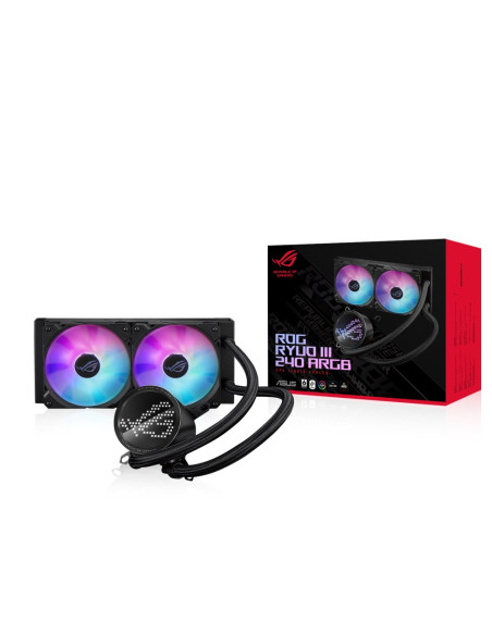 Asus Rog Ryuo Iii 240 Argb Procesor Zestaw Do Chłodzenia Płynami 12 Cm Czarny