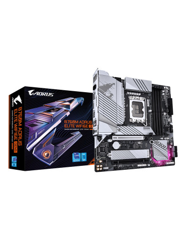 Gigabyte B760M Aorus Elite Wifi6E Gen5 Intel B760 Lga 1700 Micro Atx