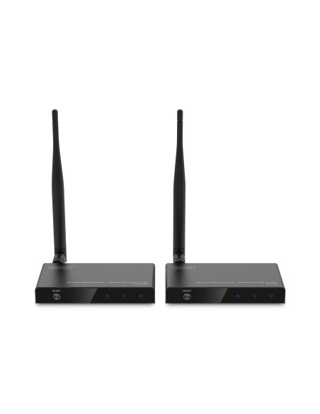 Digitus Bezprzewodowy Zestaw Przedłużacza/Rozdzielacza Sygnału Hdmi (100 M, 1 X 4)