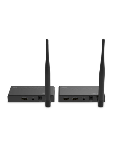 Digitus Bezprzewodowy Zestaw Przedłużacza/Rozdzielacza Sygnału Hdmi (100 M, 1 X 4)