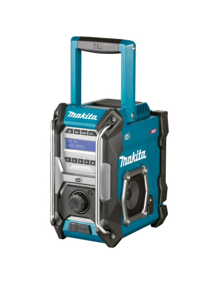 Makita Mr003G Odbiornik Radiowy Czarny, Niebieski, Szary