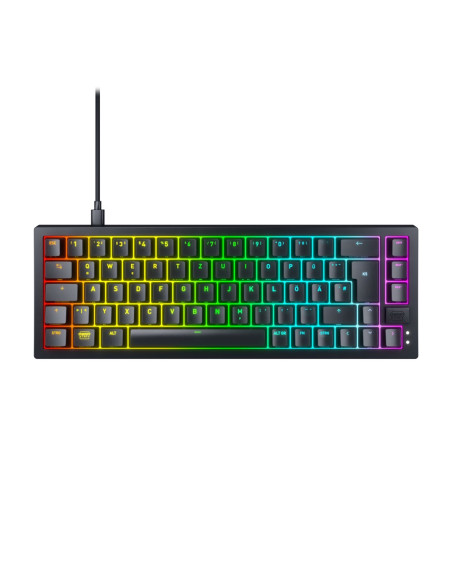Cherry K5V2 Compact Klawiatura Gaming Usb Qwertz Niemiecki Czarny