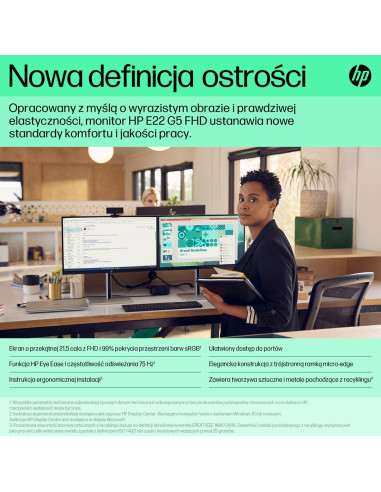 Hp E-Series Monitor E22 G5 Fhd