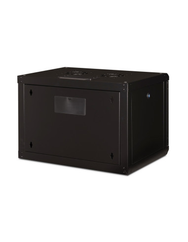 Digitus Szafa Sieciowa Wisząca Unique 19" 7U Rack 600X450, Drzwi Szyba, Czarny, Niedzielona, Złożona, 100Kg