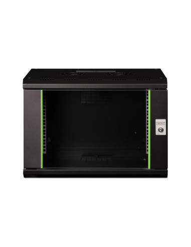 Digitus Szafa Sieciowa Wisząca Unique 19" 7U Rack 600X450, Drzwi Szyba, Czarny, Niedzielona, Złożona, 100Kg