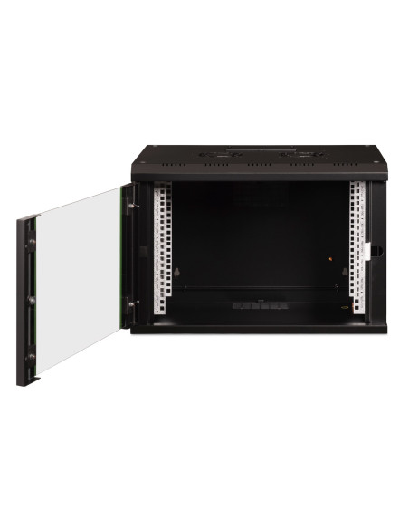 Digitus Szafa Sieciowa Wisząca Unique 19" 7U Rack 600X450, Drzwi Szyba, Czarny, Niedzielona, Złożona, 100Kg