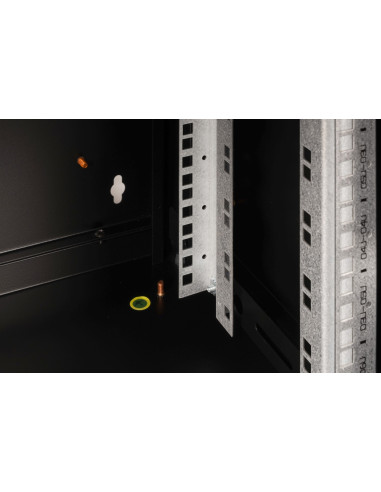 Digitus Szafa Sieciowa Wisząca Unique 19" 7U Rack 600X450, Drzwi Szyba, Czarny, Niedzielona, Złożona, 100Kg