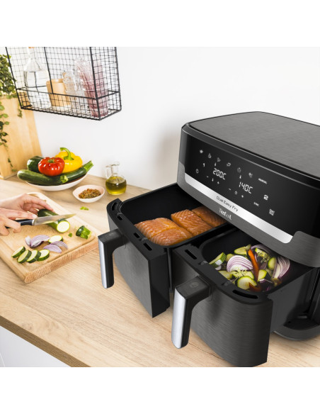 Frytkownica Beztłuszczowa Tefal Dualeasy Ey942He0