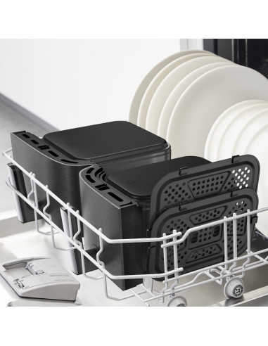Frytkownica Beztłuszczowa Tefal Dualeasy Ey942He0