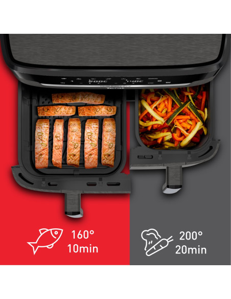 Frytkownica Beztłuszczowa Tefal Dualeasy Ey942He0