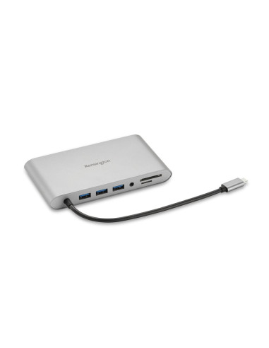 Kensington Przenośna Stacja Dokująca Uh1440P, Usb-C, 5 Gb/S, Podwójne Wideo, Nie Wymaga Sterowników, Zasilanie