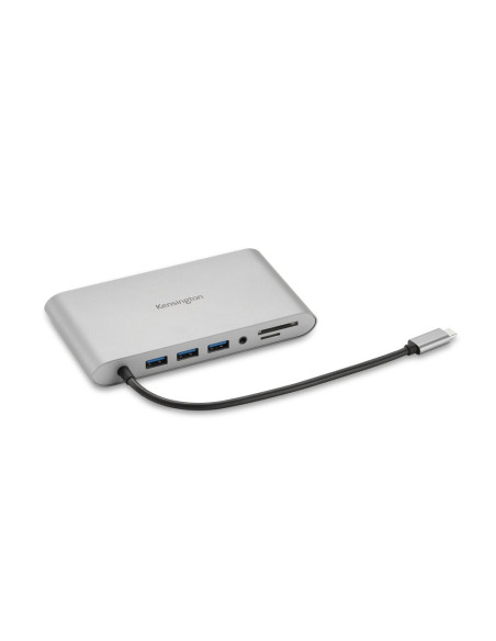 Kensington Przenośna Stacja Dokująca Uh1440P, Usb-C, 5 Gb/S, Podwójne Wideo, Nie Wymaga Sterowników, Zasilanie