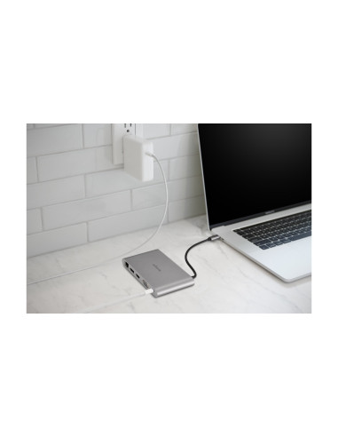 Kensington Przenośna Stacja Dokująca Uh1440P, Usb-C, 5 Gb/S, Podwójne Wideo, Nie Wymaga Sterowników, Zasilanie