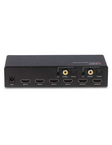 Lindy 38084 Przełącznik Macierzy Przełącznik Matrycowy Av