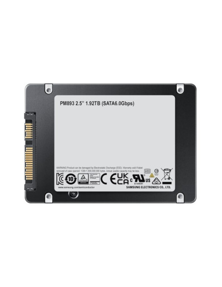 Samsung Pm893 480 Gb 2.5" Serial Ata Iii V-Nand Tlc